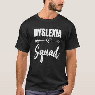 Dyslexia Teacher Therapist Squad Dyslexic Therapy T Shirt
