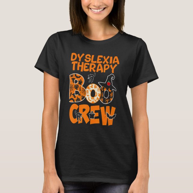 Dyslexia terapilärare Halloween-dräkt med Cu T Shirt (Framsida)