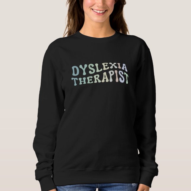 Dyslexia Therapist Awareness Back To School  3 T Shirt (Framsida)