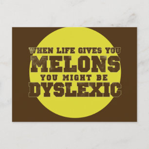 Dyslexia Vykort