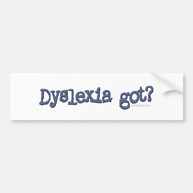 Dyslexiahar? Bildekal (Framsidan)