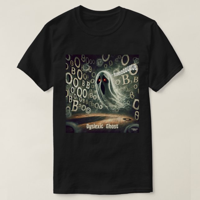 Dyslexic Ghost T Shirt (Design framsida)