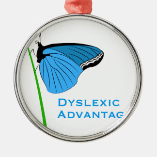 Dyslexicfördel Julgransprydnad Metall