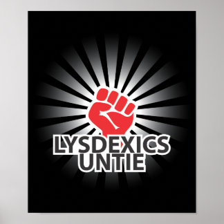Dyslexics Unite! Poster