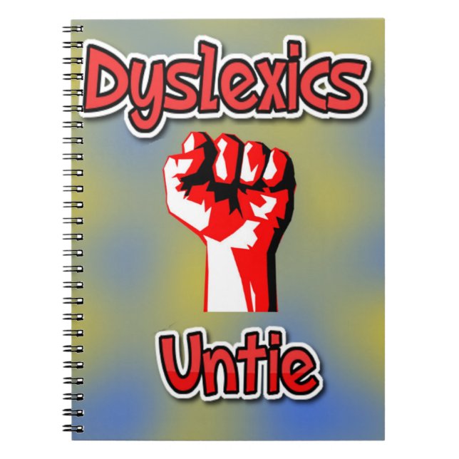 Dyslexics Untie Anteckningsbok (Framsidan)