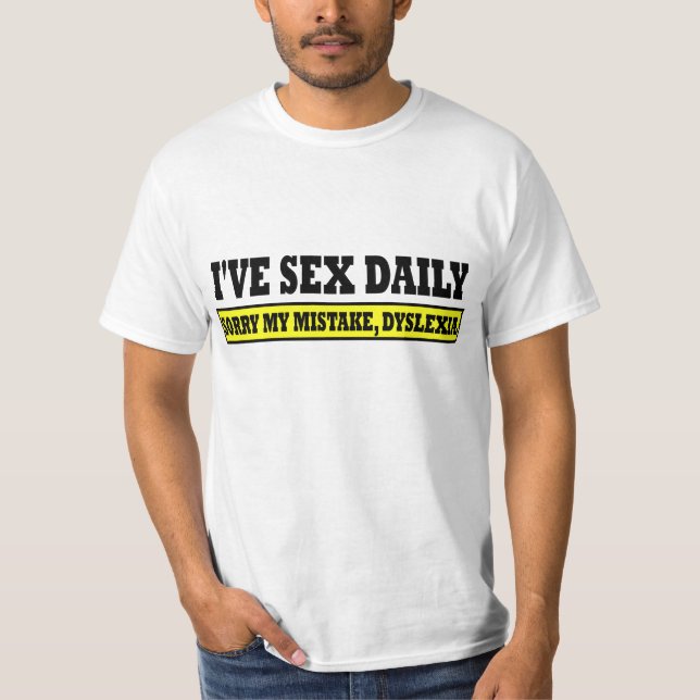 Dyslexicskämt Tee (Framsida)