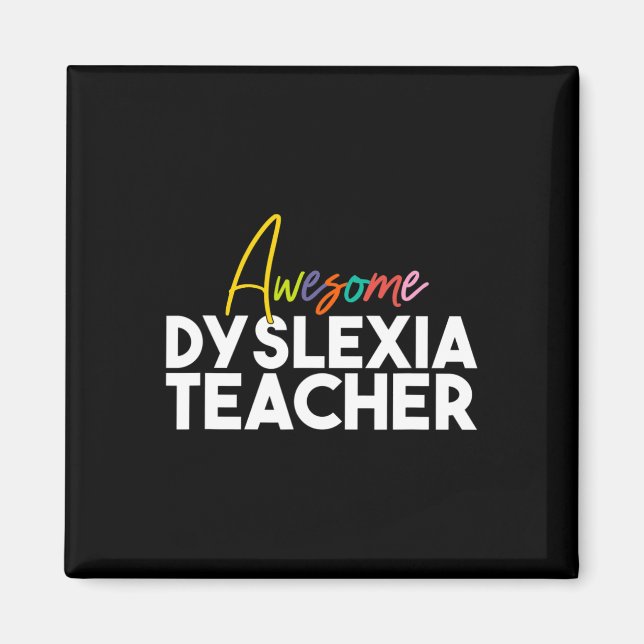 Dyslexilärare  magnet (Framsidan)