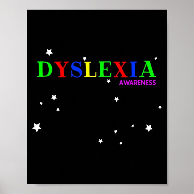 Dysleximedvetenhetsföreställning  poster (Framsidan)