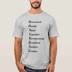 Dyslexiskt akrostiskt Dikt T Shirt