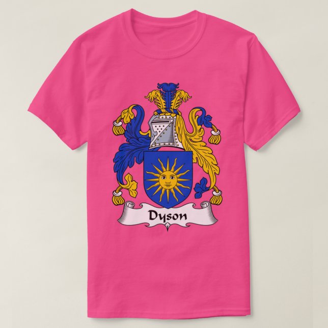 Dyson Jackar Arm Family Crest T Shirt (Design framsida)