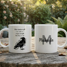 Dyster Onyx Poetisk Korpsilhuett Jumbo Mugg