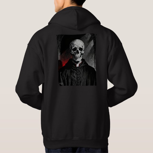 dyster präst hoodie (Baksida)