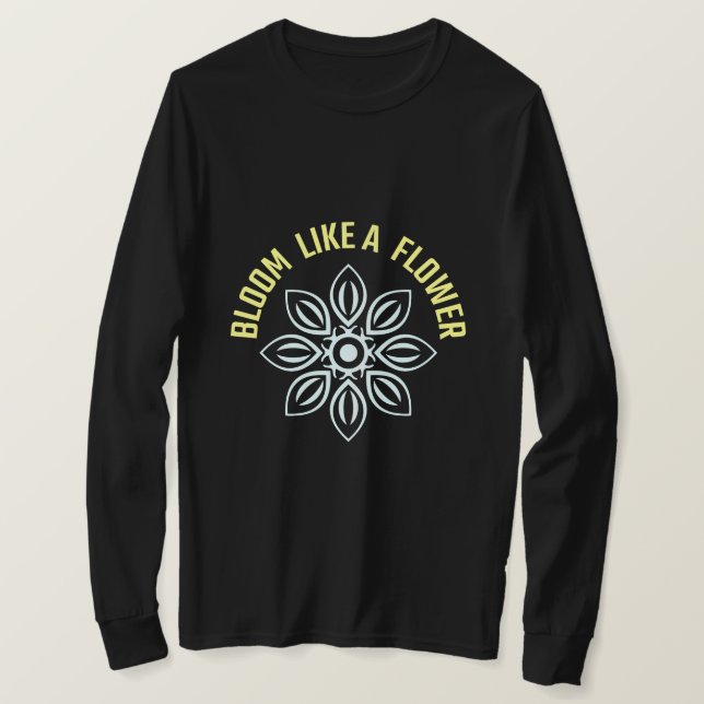 dyster som en blomma t shirt (Design framsida)