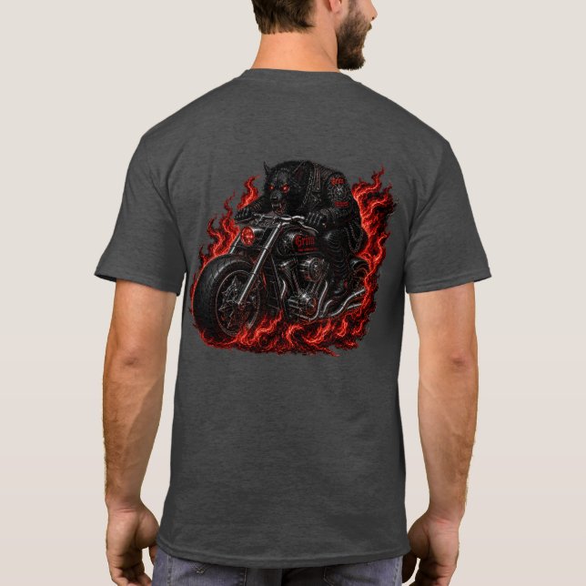 Dyster vargryttare t shirt (Baksida)