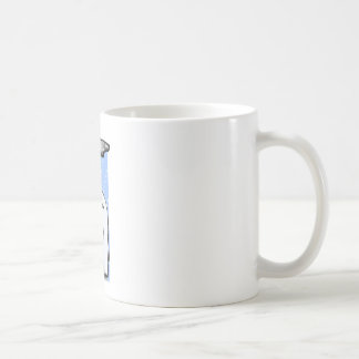 Dystert med en riskera av regna kaffemugg