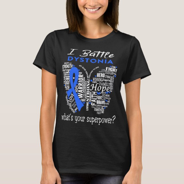 Dystonia Awareness Month Ribbon Gifts T Shirt (Framsida)