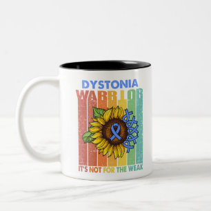 Dystonia Warrior Det är inte för den svaga Två-Tonad Mugg