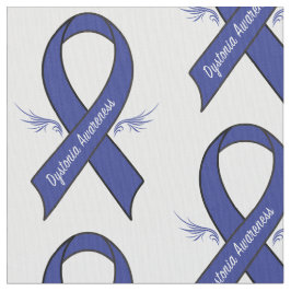 Dystoniamedvetenhetband med vingar tyg