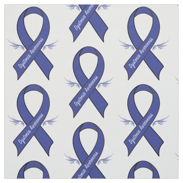 Dystoniamedvetenhetband med vingar tyg (Provkarta)