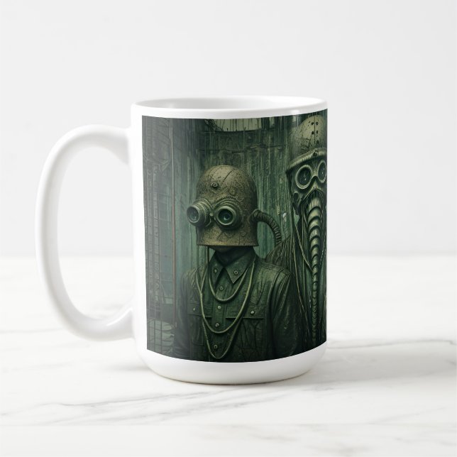 Dystopi är här kaffemugg (Vänster)