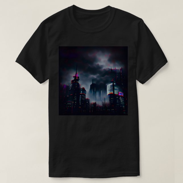 Dystopi av verkligheten Digital konst gjord av art T Shirt (Design framsida)