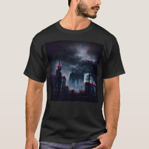 Dystopi av verkligheten Digital konst gjord av art T Shirt