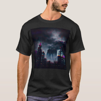 Dystopi av verkligheten Digital konst gjord av art T Shirt