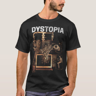 Dystopia - Techno-Dystopian Streetwear Design T Shirt