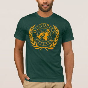 Dystopian medborgare - orange t shirt