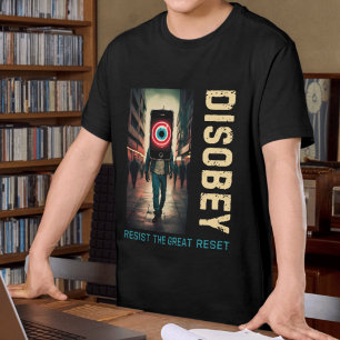 Dystopian Tee Vintage unobey Propaganda Shirt