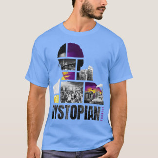 Dystopisk Abstrakt T Shirt