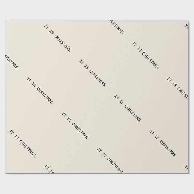 Dystopisk jul presentpapper (Platt)