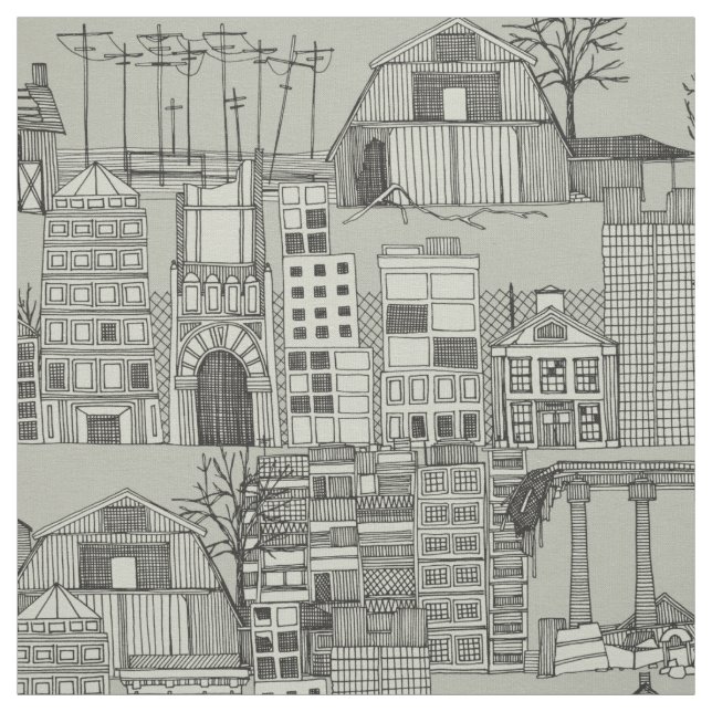 dystopisk leksaksmono tyg (Provkarta)