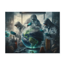 Dystopisk världsexperiment - Konceptkonst - Fantas