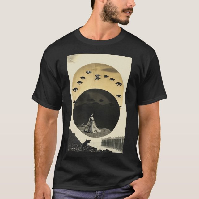 Dystopiska drömmar: Toshiko Okanoue-Inspired T-Shi T Shirt (Framsida)