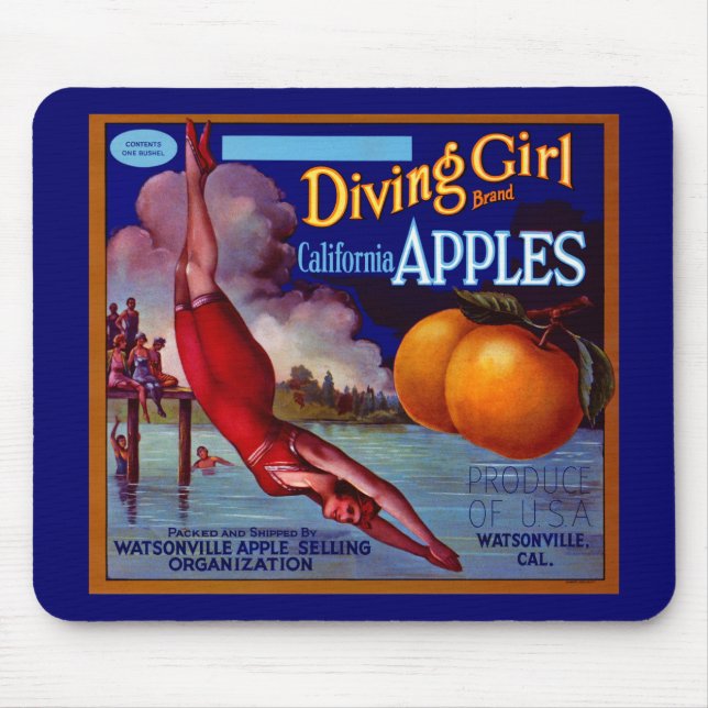 Dyving Girl Apples Musmatta (Framsidan)