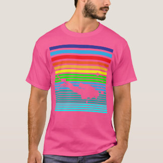 Dyving Swimmer Vatten sport Dyka T Shirt