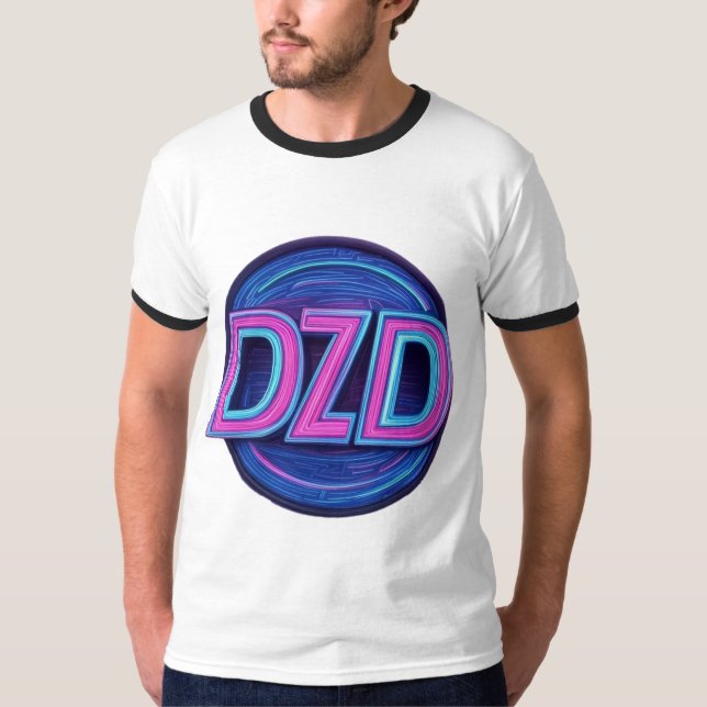 DZD 80:s tema T Shirt (Framsida)