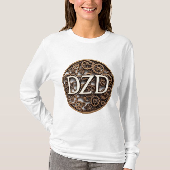 DZD Steampunk Theme Sweater T Shirt (Framsida)