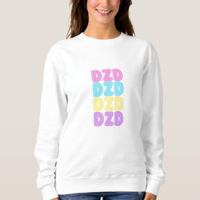 DZD Sweater W- Classic 80's Retro T Shirt (Framsida)