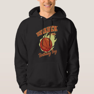 Dziadek från födelsedagskorgen Basketball-dagen Hoodie