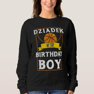 Dziadek of the Birthday Baller Basketball Par T Shirt