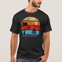 Dziadek Retro Sunset Ocean Grandfather