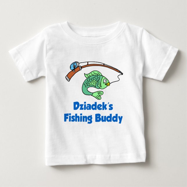 Dziadeks fiskebuddy tee shirt (Framsida)