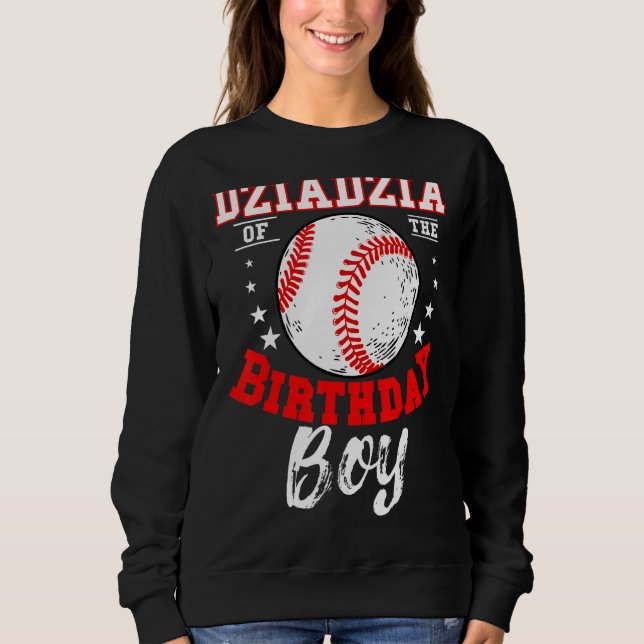 Dziadzia, födelsedagspojken Baseball Theme Bday C T Shirt (Framsida)