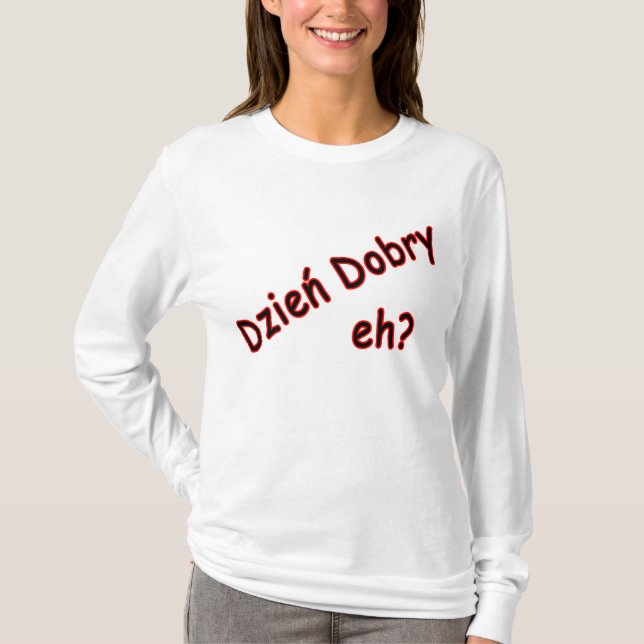 Dzien Dobry, eh? Vinkel Tröja (Framsida)