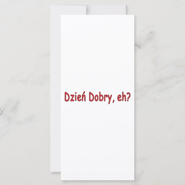 Dzien Dobry, va? (Framsida)