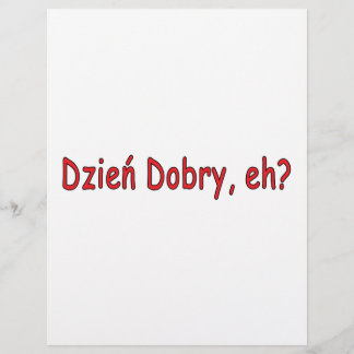Dzien Dobry, va? Reklamblad