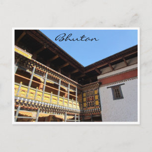 dzong tak paro vykort