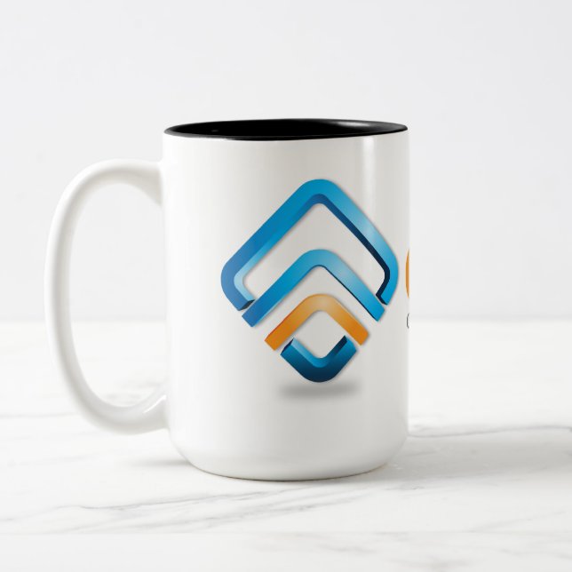 e107 Två-Tonar muggen Två-Tonad Mugg (Vänster)